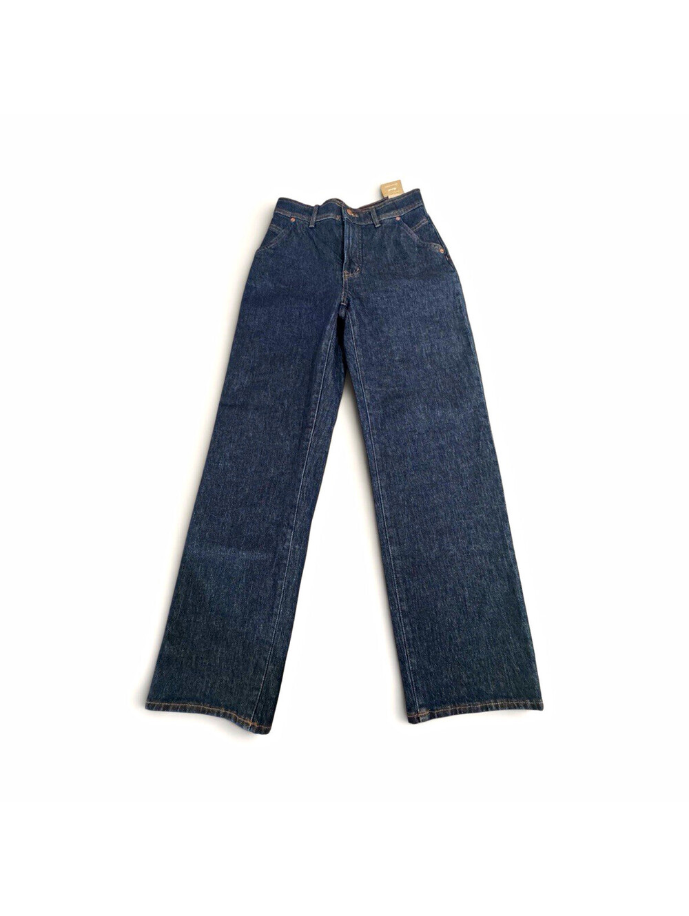 Madewell Perfect Vintage Women's Straight Dark Wash Jeans Mid Rise 27x28 NWT